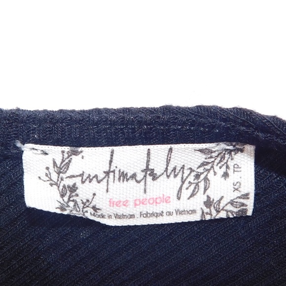 Free People Intimately Black Knit Swing Tank Top – Size XS - Picture 4 of 4